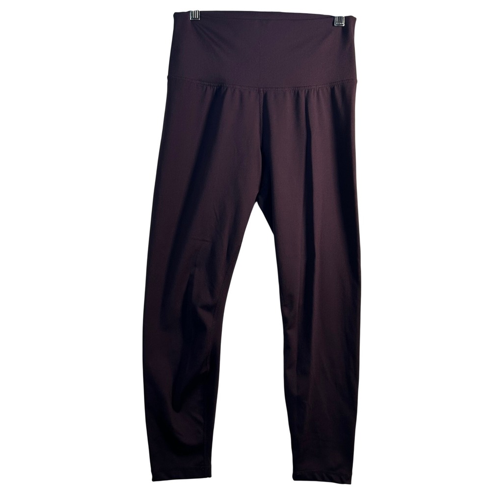 YOGALICIOUS LUX Women's Dark Plum High Waist Leggings Size L‎ Activewear